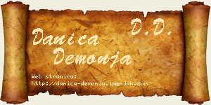 Danica Demonja vizit kartica